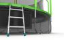Батут EVO JUMP Cosmo 16ft (Green) с внутренней сеткой и лестницей + нижняя сеть preview 8