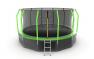 Батут EVO JUMP Cosmo 16ft (Green) с внутренней сеткой и лестницей + нижняя сеть preview 4