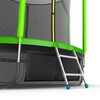 Батут EVO JUMP Cosmo 8ft (Green) с внутренней сеткой и лестницей + нижняя сеть preview 6
