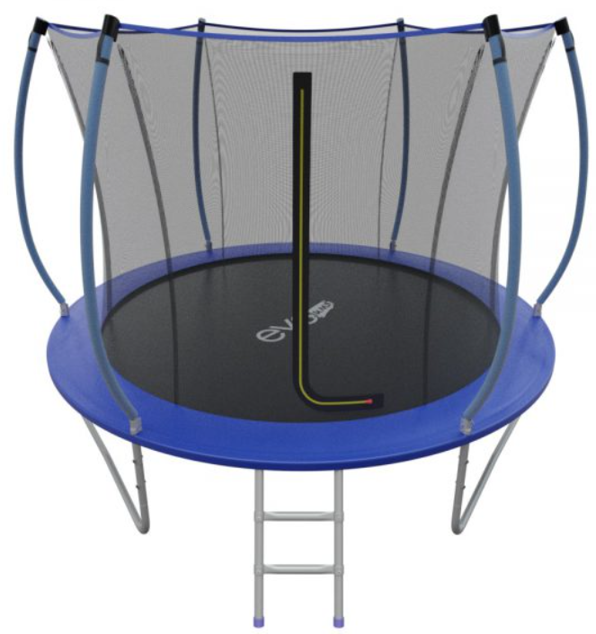 Батут EVO JUMP Internal, 8ft (синий) с внутренней сеткой и лестницей preview 5