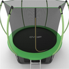 Батут EVO JUMP Internal + Lower net, 8ft (зеленый) с внутренней сеткой и лестницей + нижняя сеть preview 5