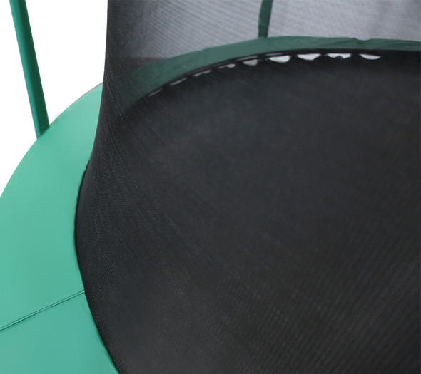 Батут премиум ARLAND 8FT с внутренней страховочной сеткой и лестницей (Dark green) preview 3