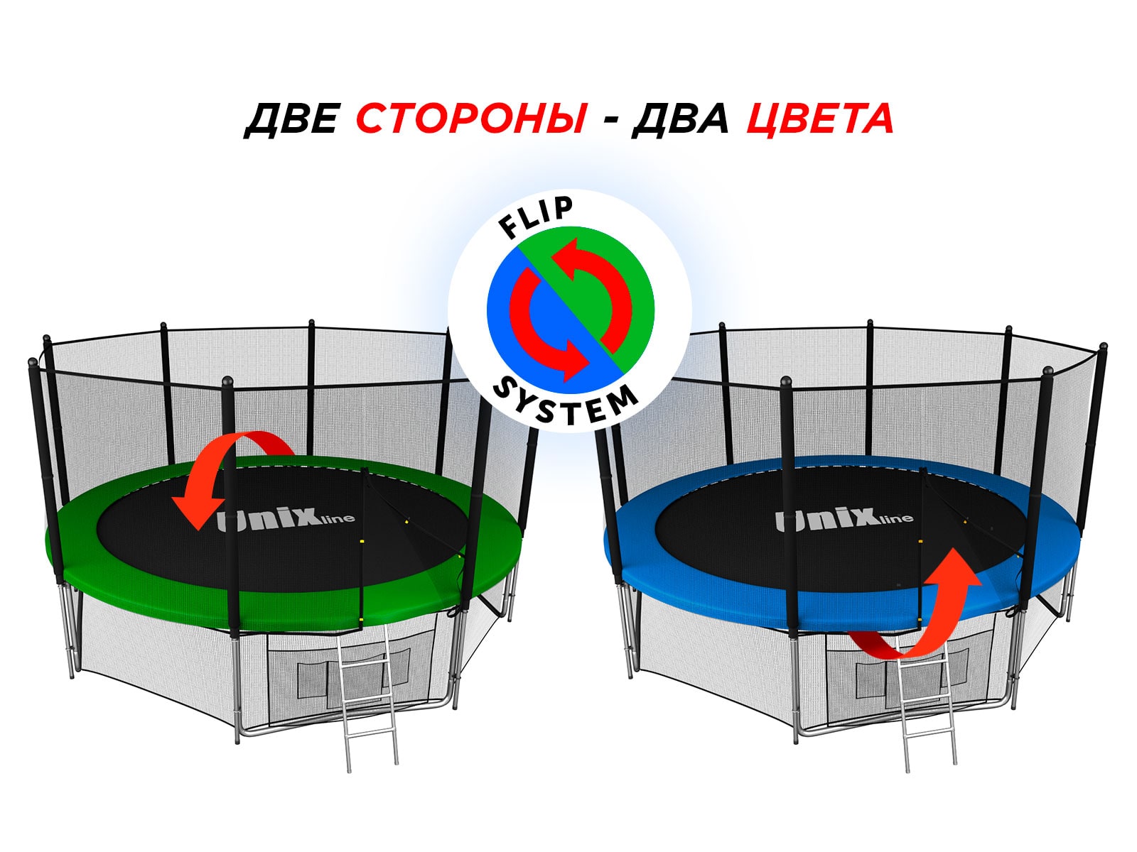 Батут UNIX Line Classic 10 ft (outside) preview 2