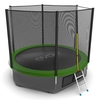 Батут EVO JUMP External + Lower net, 10ft (зеленый) с внешней сеткой и лестницей + нижняя сеть  preview 5