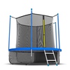 EVO JUMP Internal 8ft (Sky). Батут с внутренней сеткой и лестницей, диаметр 8ft (синий) + нижняя сеть preview 4