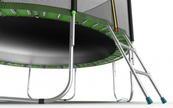 Батут EVO JUMP External 12ft (зеленый) с внешней сеткой и лестницей preview 5