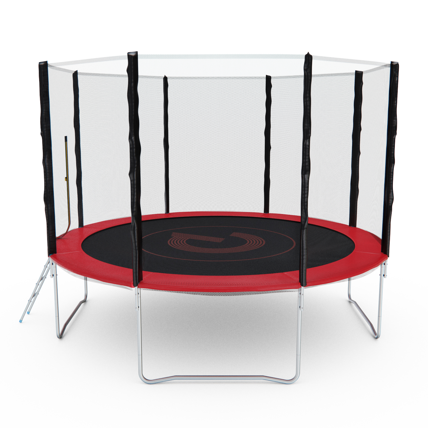 Батут с сеткой DFC PELPO 12ft с лестницей, RED preview 3