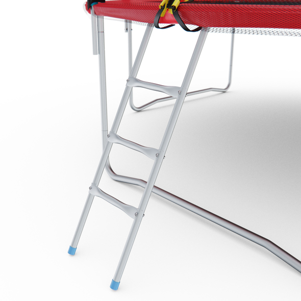 Батут с сеткой DFC PELPO 12ft с лестницей, RED preview 5