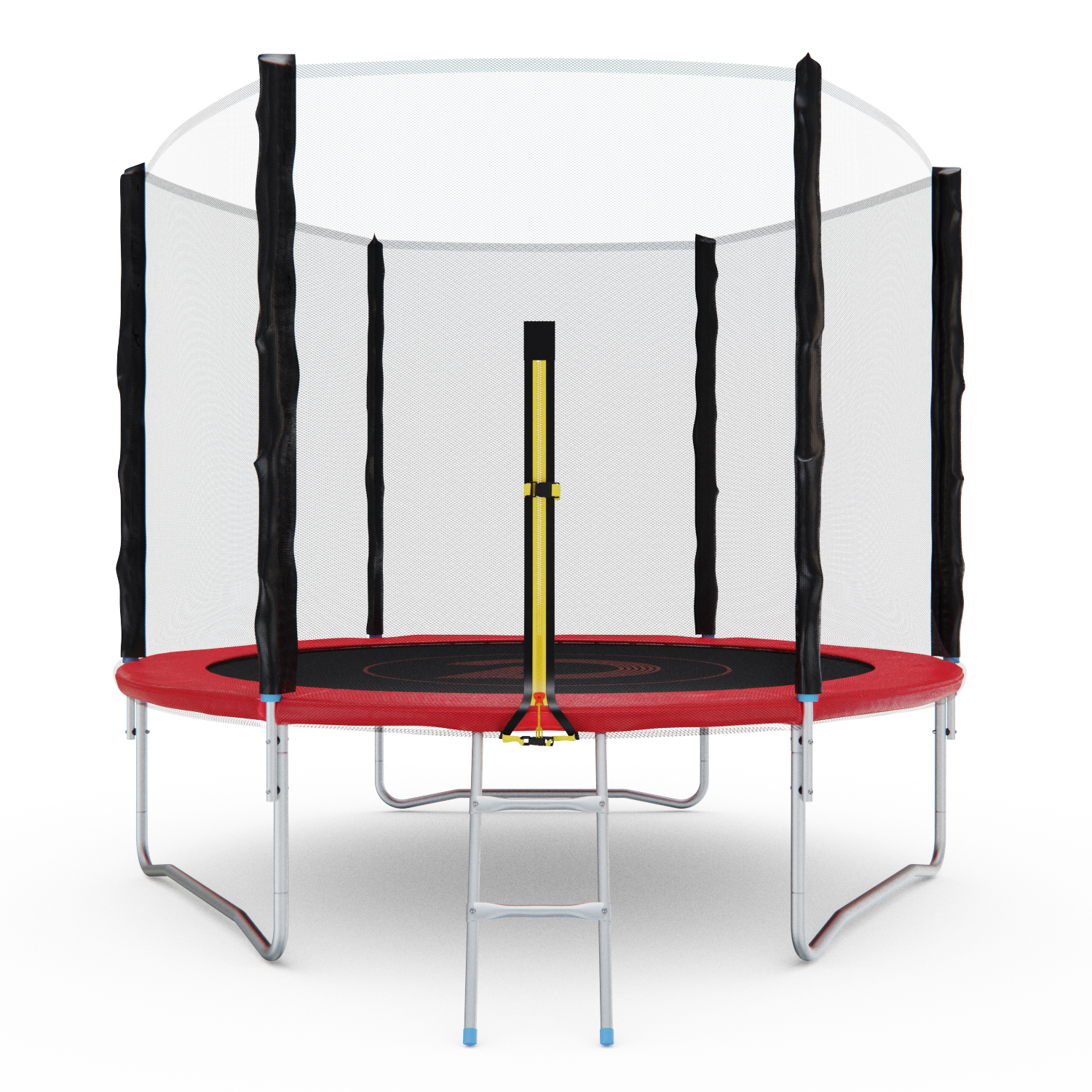 Батут с сеткой DFC PELPO 10ft с лестницей, RED preview 2