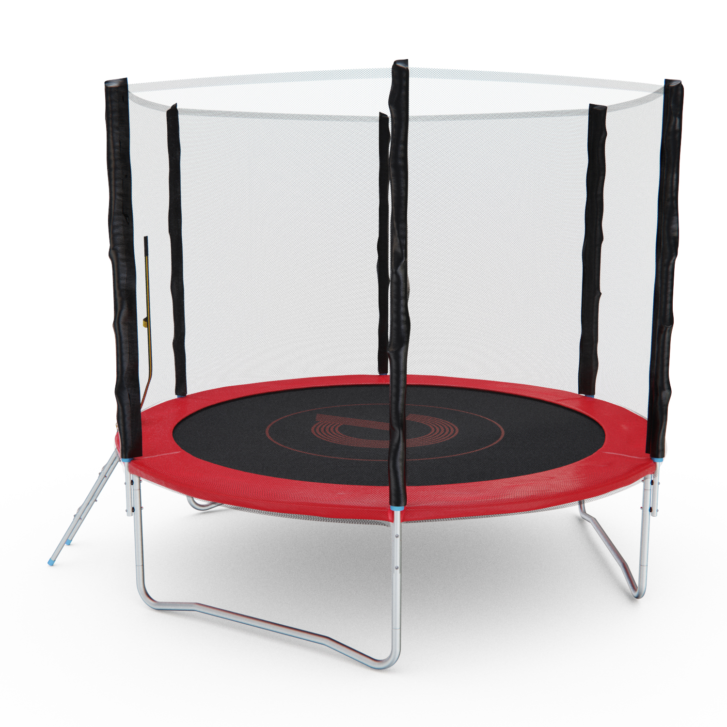 Батут с сеткой DFC PELPO 8ft с лестницей, RED preview 3
