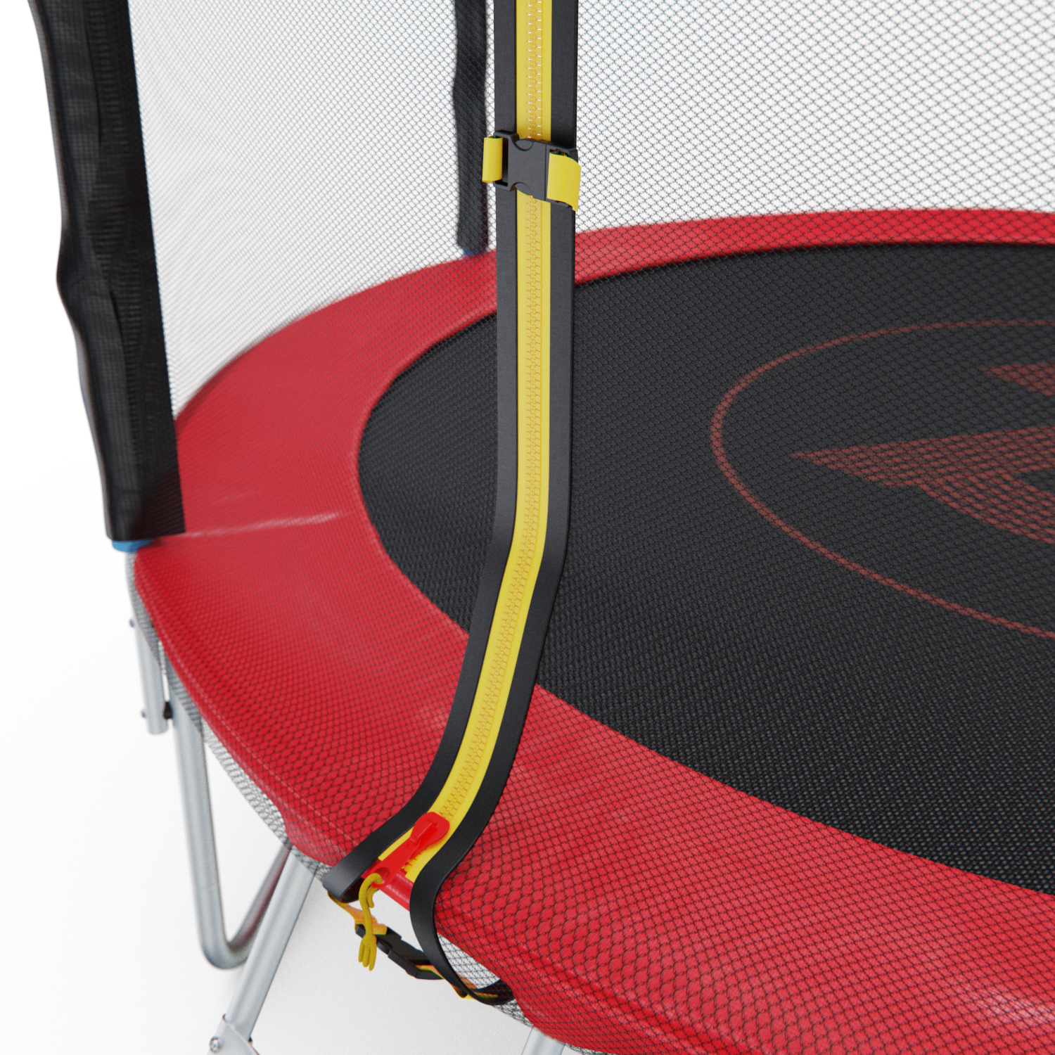 Батут с сеткой DFC PELPO 10ft с лестницей, RED preview 4