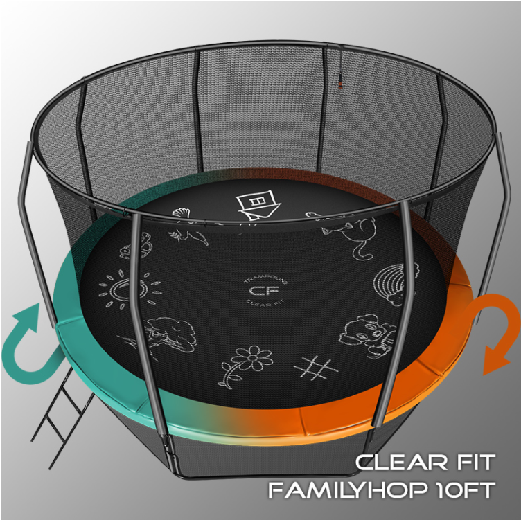Батут Clear Fit FamilyHop 10FT preview 2