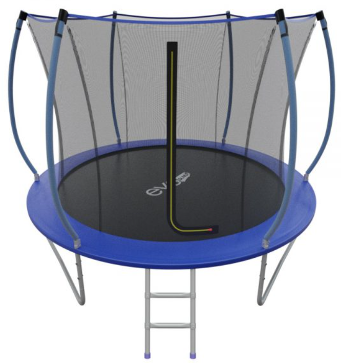 Батут EVO JUMP Internal, 10ft (синий) с внутренней сеткой и лестницей preview 4