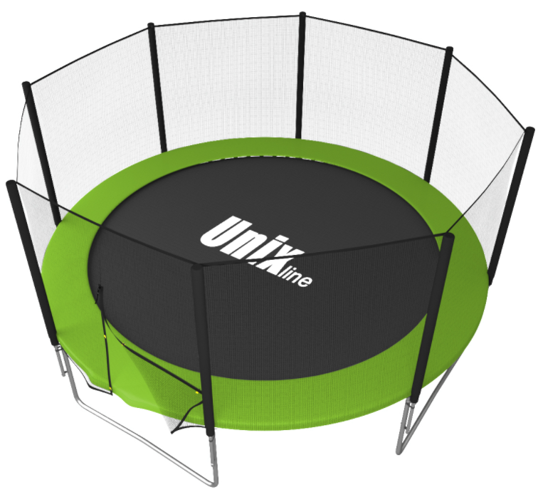 Батут UNIX line Simple 12 ft Green (outside) preview 2