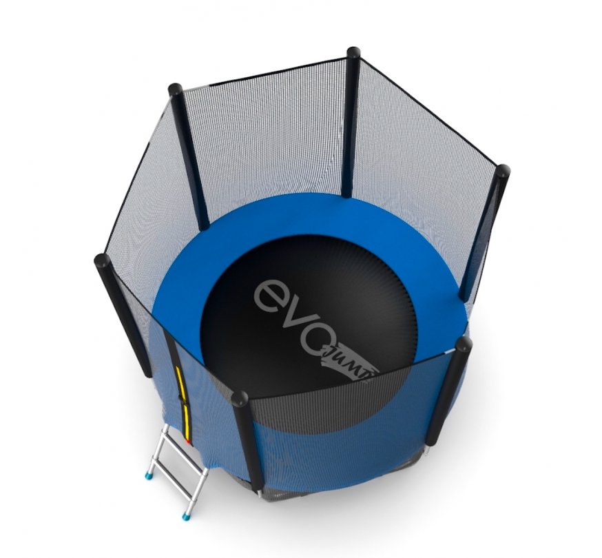 Батут каркасный EVO JUMP External 6ft blue с защитной сеткой, диаметр 183 см preview 4