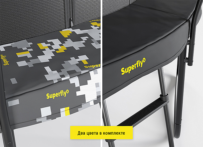 Батут Hasttings Superfly X 12ft + Теневой тент preview 13