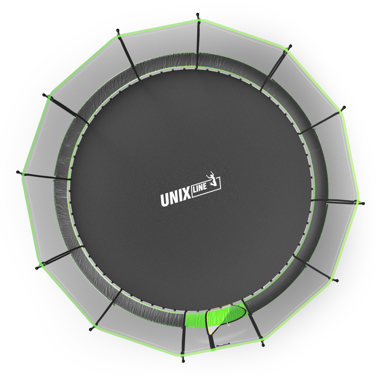Батут UNIX Line 16 ft UFO Green preview 13