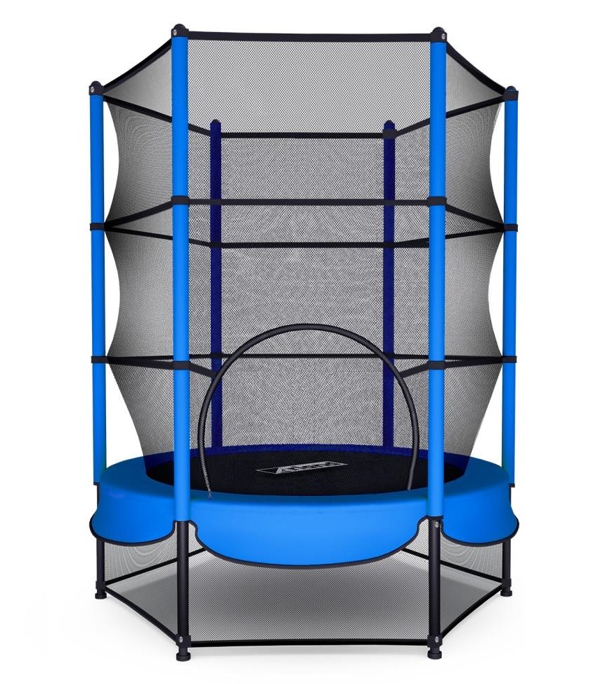 Мини батут ARLAND с защитной сеткой (blue) купить в Москве недорого